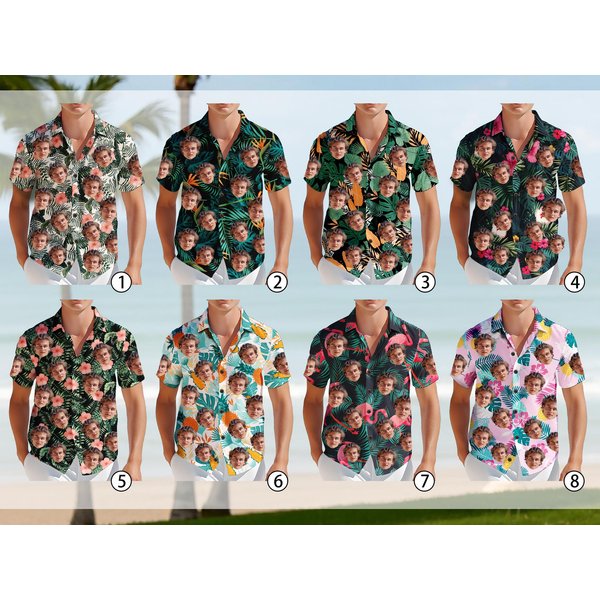 Personalized Hawaiian Shirt With Photo, Custom Hawaiian Shirt-image