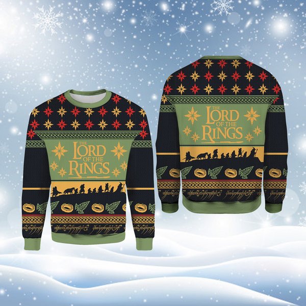 The Lord Of Rings Christmas Ugly Sweater-image