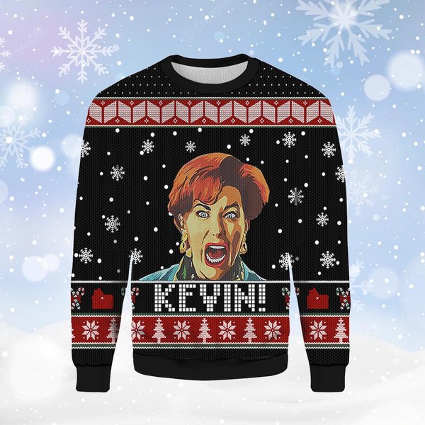 Catherine O'hara Screaming Kevin Home Alone Ugly Christmas Sweater-image