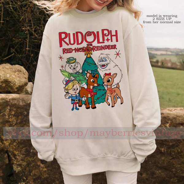 Vintage Rudolph The Red Nosed Reindeer Sweatshirt-image