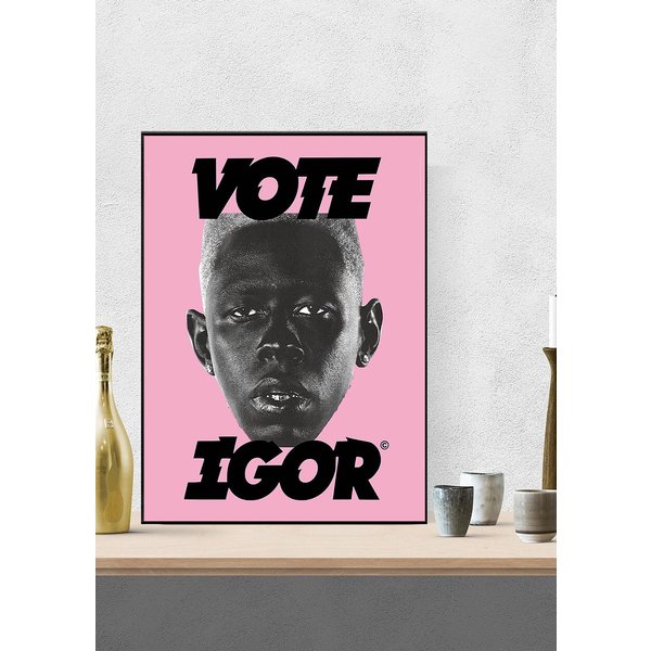 Vote Igor Poster, Tyler The Creator Igor Illustrated Poster-image