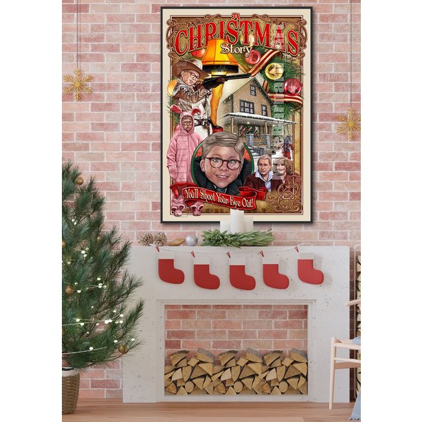 Movie Poster, Funny Christmas Poster, Christmas Story Movie Poster-image