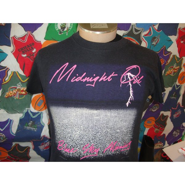 Vintage 90S Midnight Oil Blue Sky Mining 1990 Tour Brockum T-Shirt-image