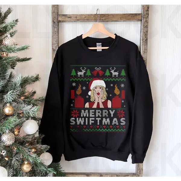 Merry Swiftmas Christmas Ugly Sweater-image
