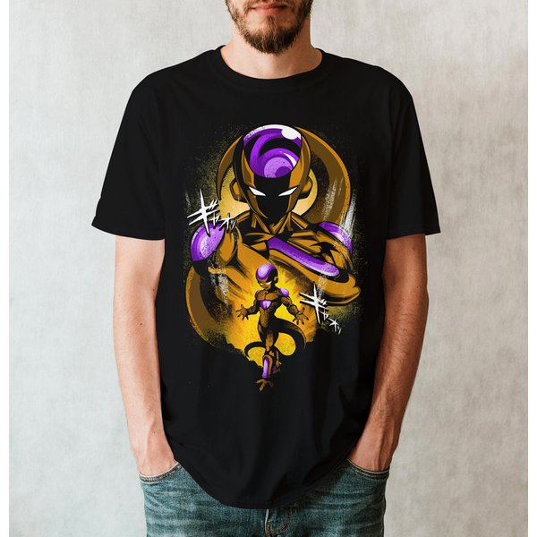 Frieza Golden Dragon Ball Vintage Shir-image