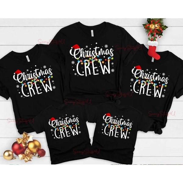 Christmas Crew Celebration Family Shirt-image