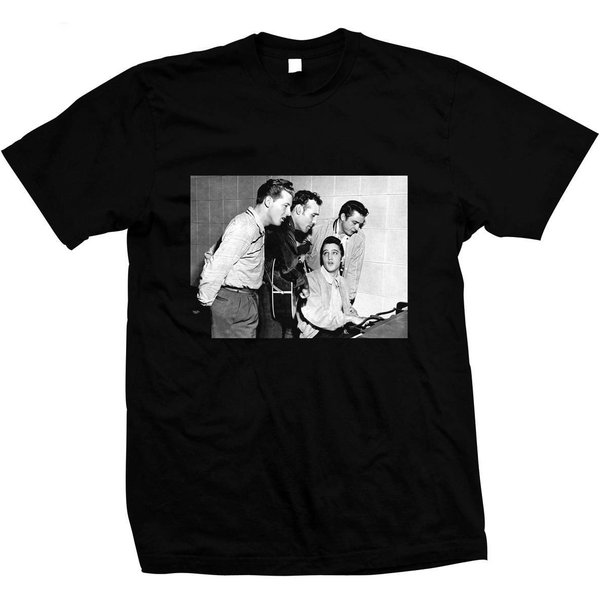 Million Dollar Quartet - Elvis Presley - Johnny Cash - Carl Perkins - Jerry Lee Lewis T-Shirt-image