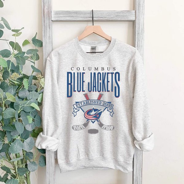 Columbus Blue Jackets Sweatshirt - Vintage Ice Hockey Apparel-image