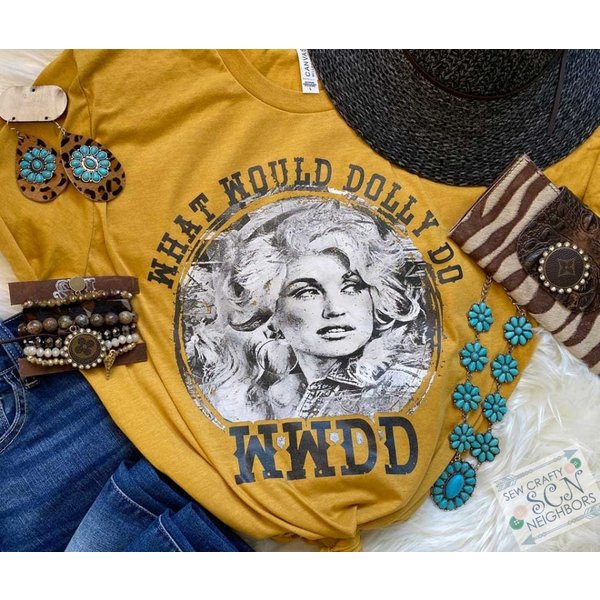 Wwdd - What Would Dolly Do Tee Shirt-image