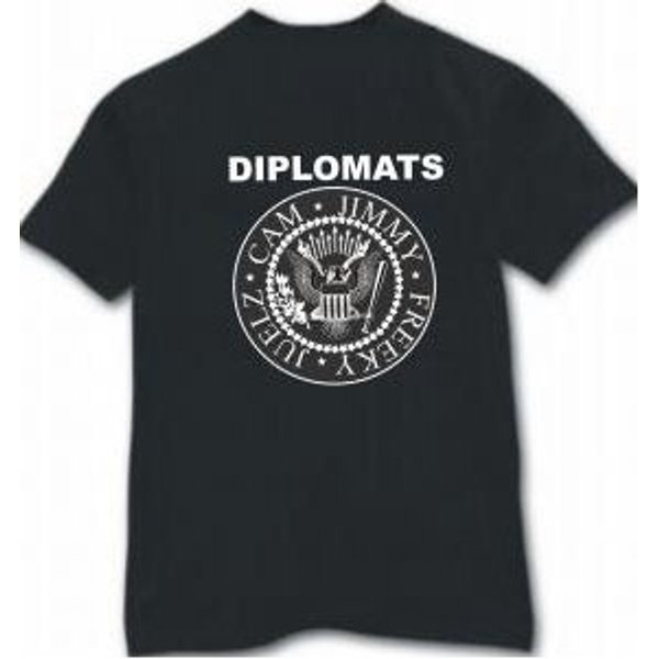 Diplomats Cam Jimmy Juelz Freeky Ramones Spoof Dipset Hip Hop T Shirt-image
