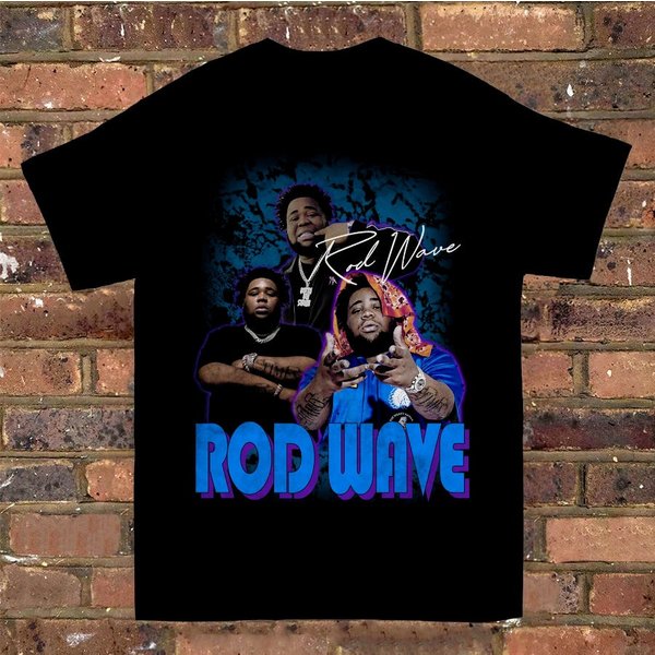 Vintage Rod Wave Graphic T-Shirt,Rod Wave Beautiful Mind Tour Shirt-image