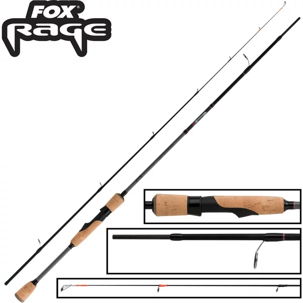 Fox Rage Warrior 2 Spinning Rod 1.8M 4–17G 2Pc-image