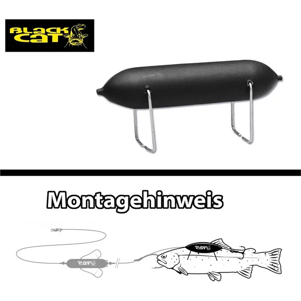 Black Cat Dead Float Unterwasserpose 10G-image