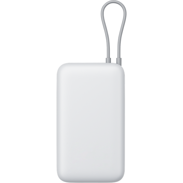 Xiaomi Power Bank 20000Mah (Integrated Cable) Gl Light Grey 20000Mah-image