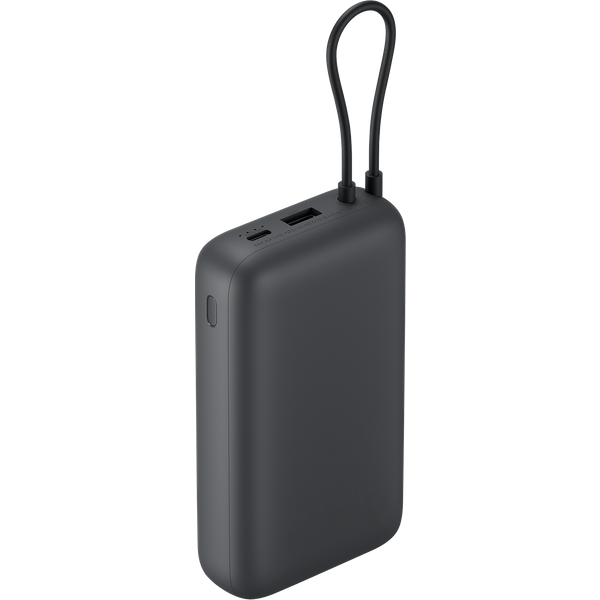 Xiaomi Power Bank 20000Mah (Integrated Cable) Gl Dark Grey 20000Mah-image