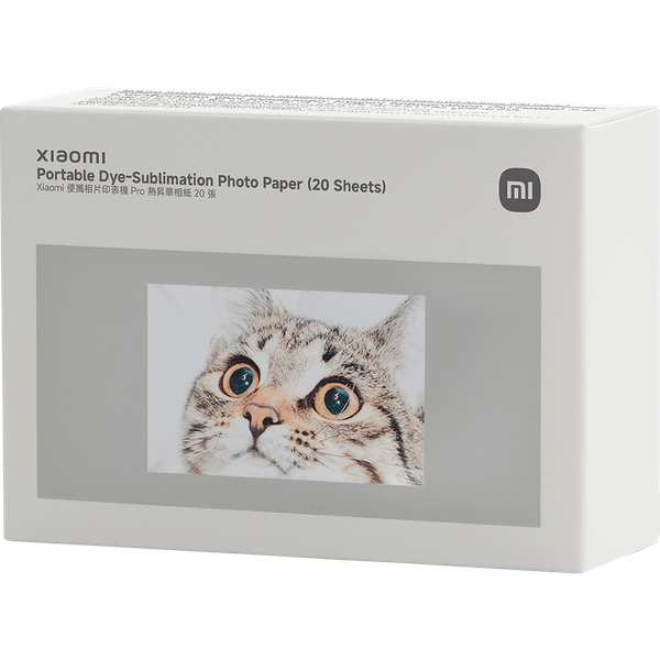 Xiaomi Portable Dye-Sublimation Photo Paper (20 Sheets)