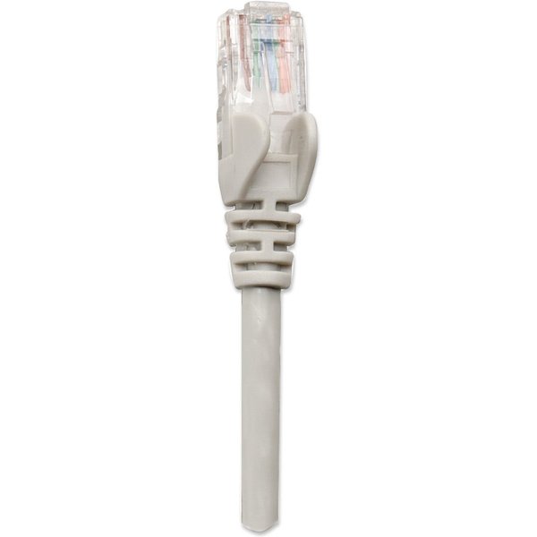 INTELLINET Patchkabel RJ45 U/UTP Cat6 15m Hebelschutz grau