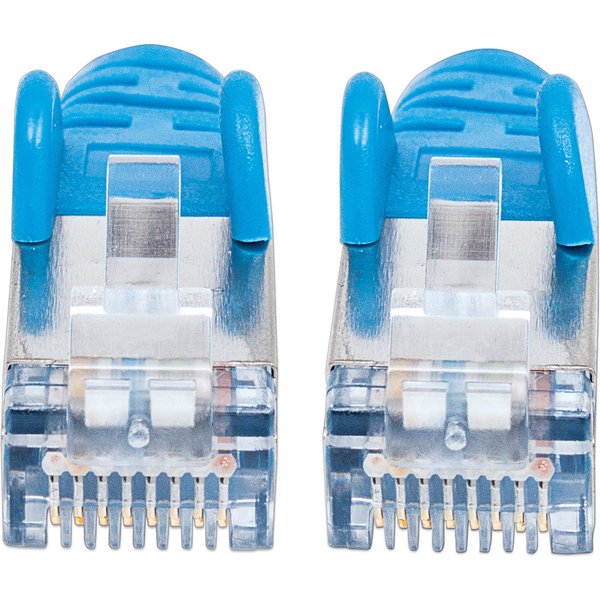 INTELLINET Patchkabel Cat6A CU S/FTP LSZH 5.00m blau