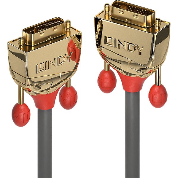 LINDY DVI-D Dual Link Kabel Gold Line 0.5m