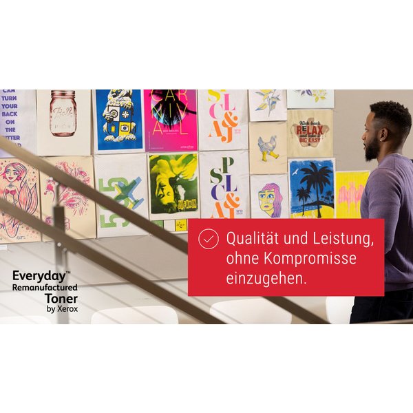 Xerox Everyday - Schwarz - kompatibel - wiederaufbereitet - Tonerpatrone (Alternative zu: Canon 8516B002, Canon C-EXV47)