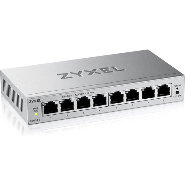 ZyXEL 8-Port Gigabit web / smart managed Switch