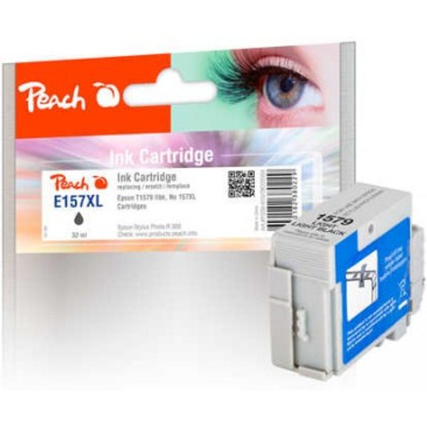 Peach PI200-615 - Tinte auf Pigmentbasis - Light schwarz - Epson - Epson Stylus Photo R 3000 - 1 Stück(e) - 32 ml