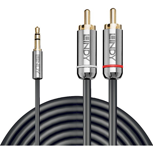 LINDY Audiokabel an Phono 3.5mm Cromo line 1m