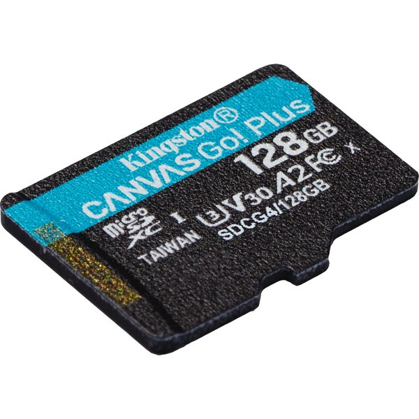 SD MicroSD Card 128GB Kingston SDXC Canvas Go Plus retail