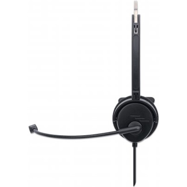 MANHATTAN Mono USB-Headset Ohrauflegendes Design (On-Ear)