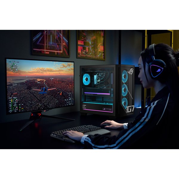 ASUS ROG - Komplettsystem - AMD R7 - RAM: 32 GB - HDD: 2.000 GB - Radeon RX 9070 XT, Radeon RX 9070