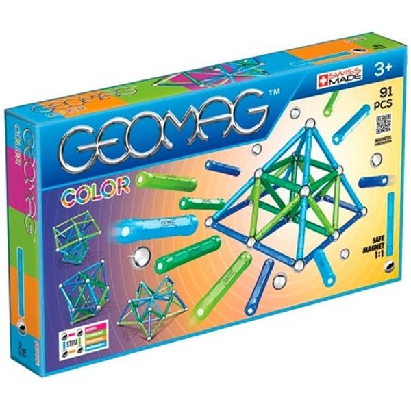 Geomag Construction Set Color Blue & Green - 91 PCS