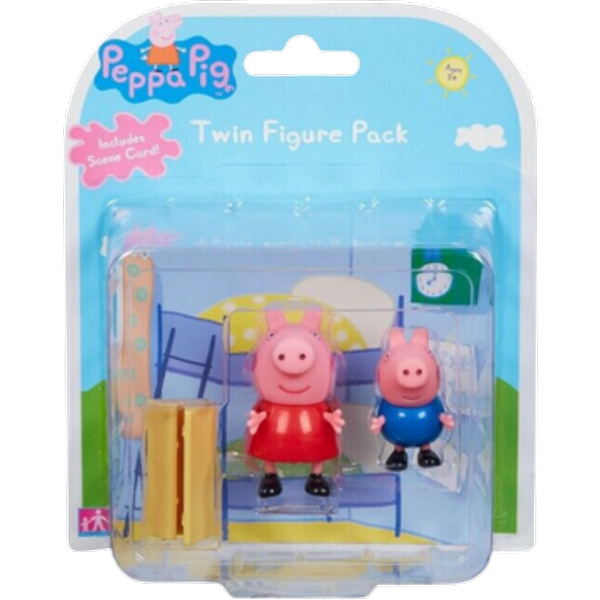 Gurli Gris Twin Figure Pack Bedroom Scene Figures