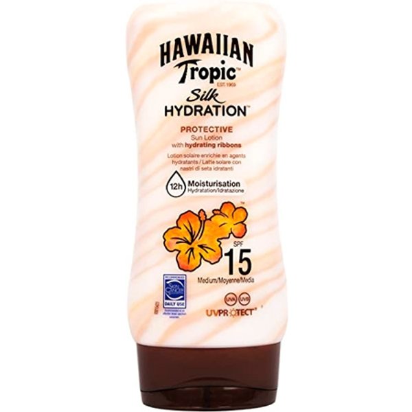Hawaiian Tropic Silk Hydration Sunscreen SPF15 - 180ml
