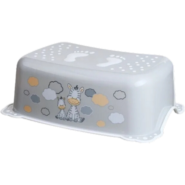 Maltex Zebra Step Up Stool - Grey