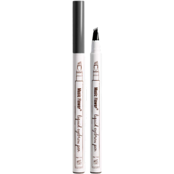 Music Flower Fine Sketch Eyebrow Pencil - 03 Dark Grey