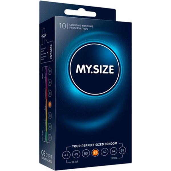 My.Size 57mm Condoms - 10 PCS