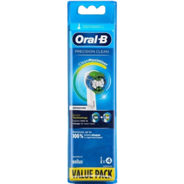 Oral-B Precision Clean Toothbrush Heads 4-Pack