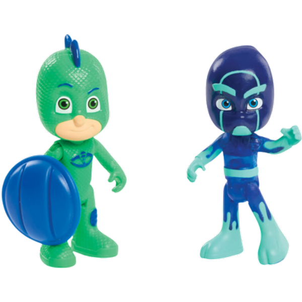 Pyjama Heroes Figure Set - Gekko & Night Ninja