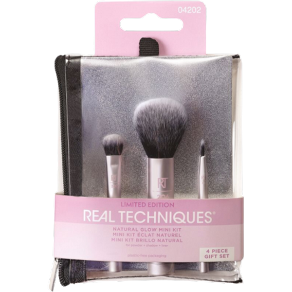 Real Techniques Natural Glow Mini Makeup Brushes 4 pieces
