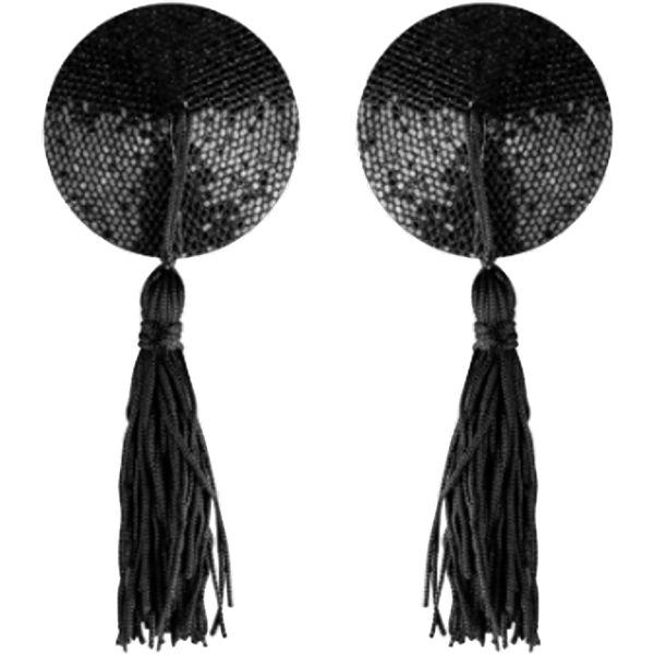 Whipped Steal The Show Pasties - Black