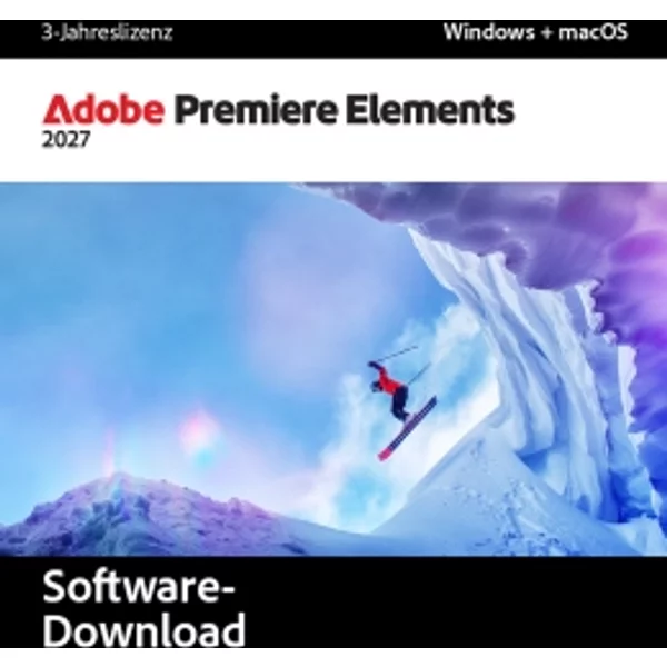 Adobe Premiere Elements 2027 | Nachfolger von Adobe Premiere Elements 2026 | für Windows & macOS