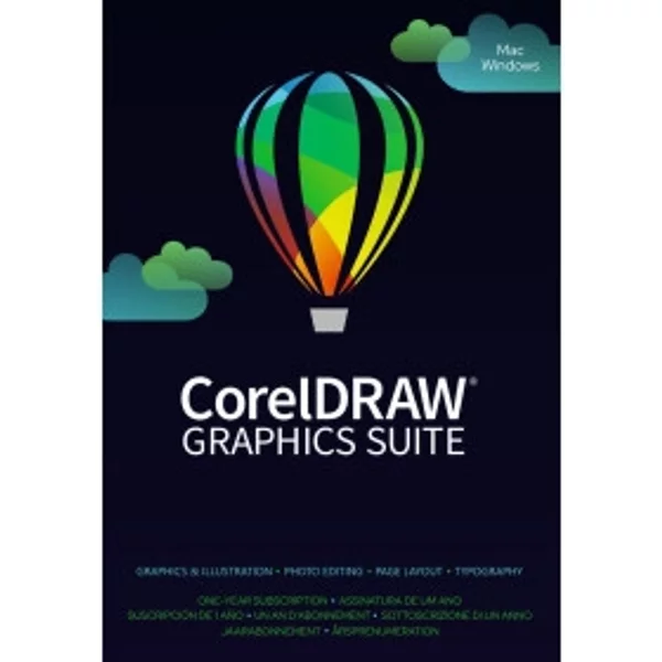 CorelDRAW Graphics Suite 365 | Versione per studenti | 1 anno | Windows - Mac