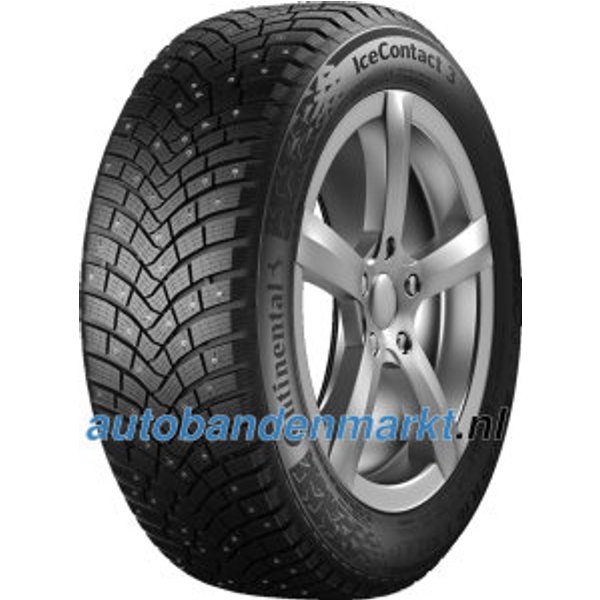 Continental IceContact 3 ( 245/45 R19 102T XL met spikes, met velgrandbescherming DOT2021 )