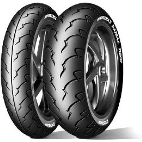 Dunlop Sportmax D207 ( 180/55 ZR18 TL (74W) Achterwiel, M/C )