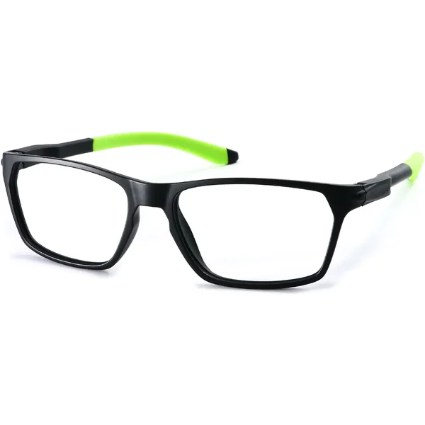 Black/Green TR90 Sports