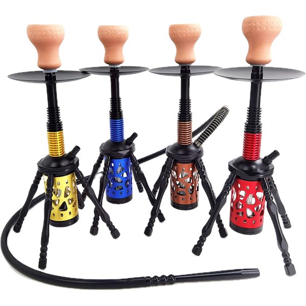 Aluminum 17 Inch Stand Single Hose Hookah
