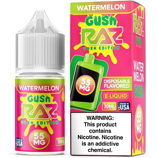Pod Juice X Raz Gush Edition Watermelon Gush Nic Salt E-juice 30ml