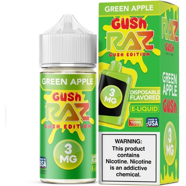 Pod Juice X Raz Gush Edition Green Apple Gush E-juice 100ml