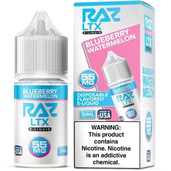 Pod Juice X RAZ LTX Blueberry Watermelon Nic Salt E-juice 30ml
