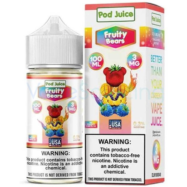 Pod Juice Fruity Bears E-juice 100ml